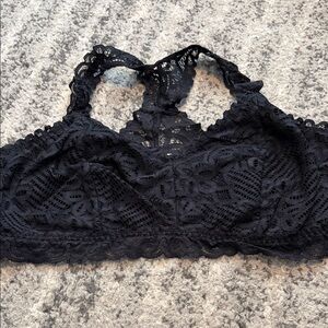 Maurices Elegant Black Lace Bralette XXL